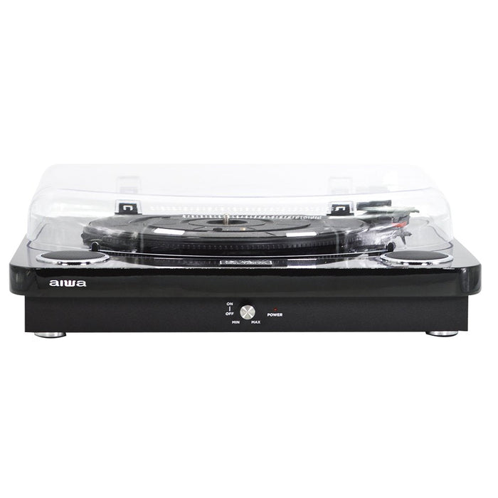 Tocadiscos Aiwa Gbtur-120bkmkii Bluetooth Radio Fm Conversor A Mp3