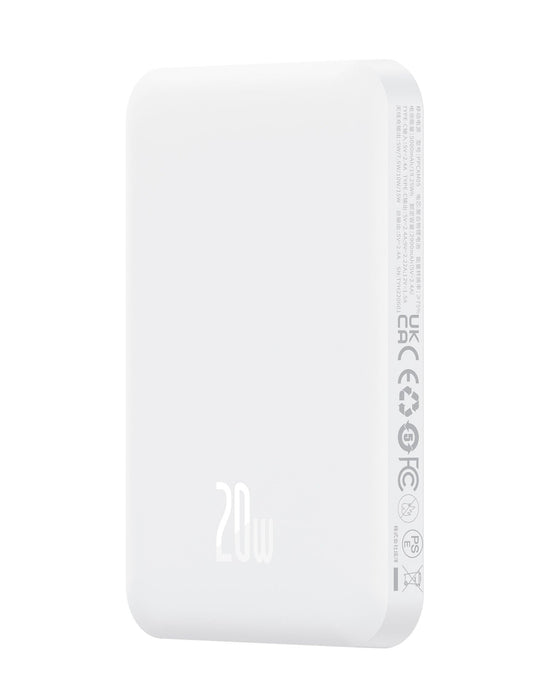 EAN 6932172636210 - Baseus 6932172636210 batería externa Polímero de litio 5000 mAh Blanco imagen 1