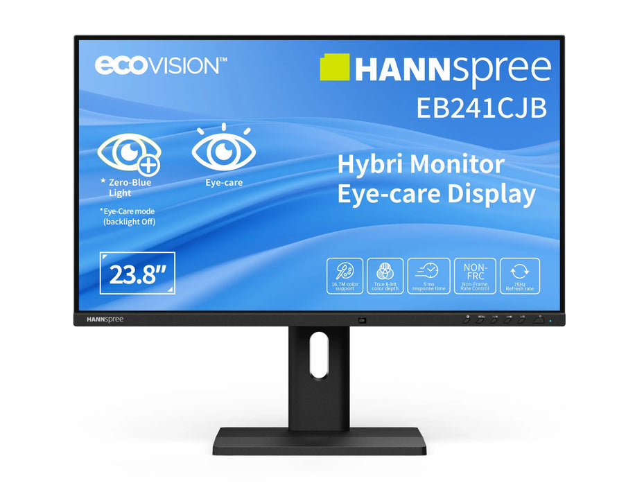 EAN 4711404025020 - Hannspree Hybri Monitor EB241CJB pantalla para PC 60,5 cm (23.8") 1920 x 1080 Pixeles Full HD LCD Negro imagen 1