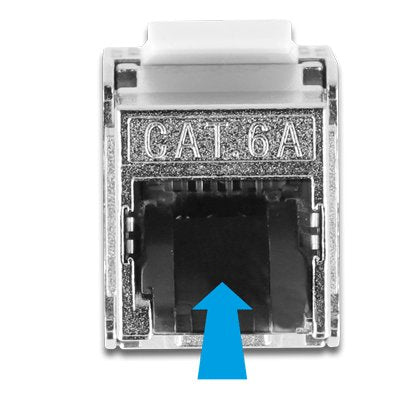 Delock Cable Rj45 Stecker Zu Keystone Modul Rj45 Buchse Cat.6a 5 M Schwarz