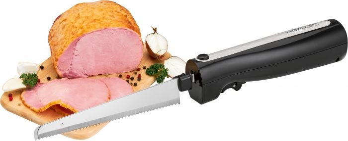 EAN 4006160638646 - Clatronic EM 3702 cuchillo eléctrico 120 W Negro, Plata imagen 4