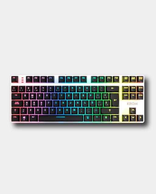 EAN 8436587975165 - Krom NXKROMKERNELPROSP teclado Juego USB + RF Wireless + Bluetooth QWERTY Español Negro, Blanco imagen 2