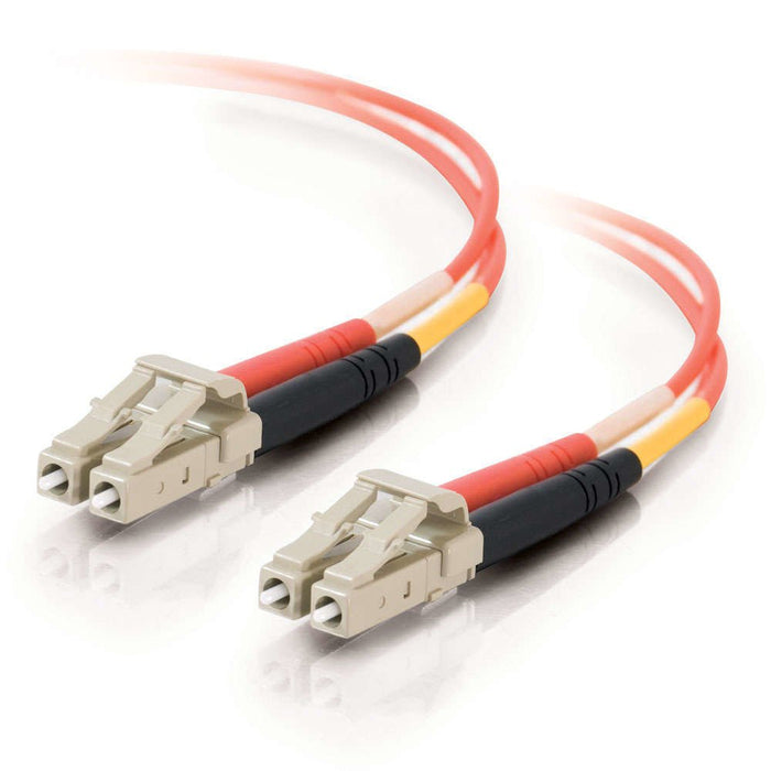 C2g Lc-Lc 50/125 Om2 Duplex Multimode Pvc Fiber Optic Cable (Lszh) Cable De Red Lc De Modos Múltiples (M) A Lc De Modos Múltiples (M) 20 M 20 M Fibra Óptica Impresión A Dos Caras 50/125 Micras Om2 Sin Halógenos Naranja