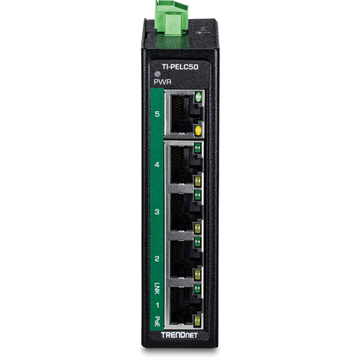 EAN 0710931162950 - Trendnet TI-PELC50 switch No administrado Fast Ethernet (10/100) Energía sobre Ethernet (PoE) Negro imagen 2