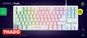 EAN 8713439247398 - Trust GXT 833W Thado teclado Juego USB QWERTY Español Blanco imagen 9