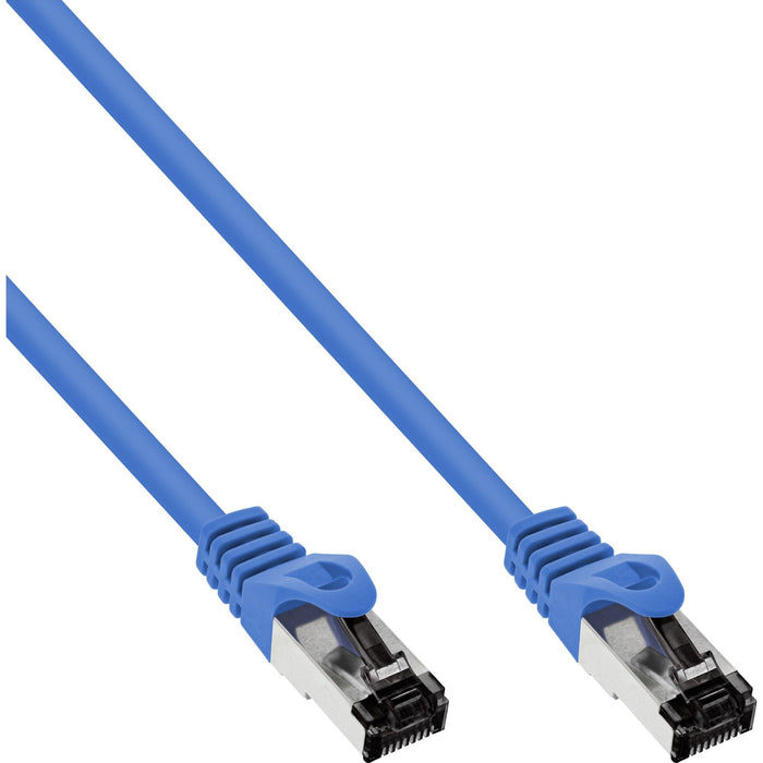 Cable De Red Inline S/Ftp Pimf Cat.8.1 Libre De Halógenos 2000mhz Azul 5m