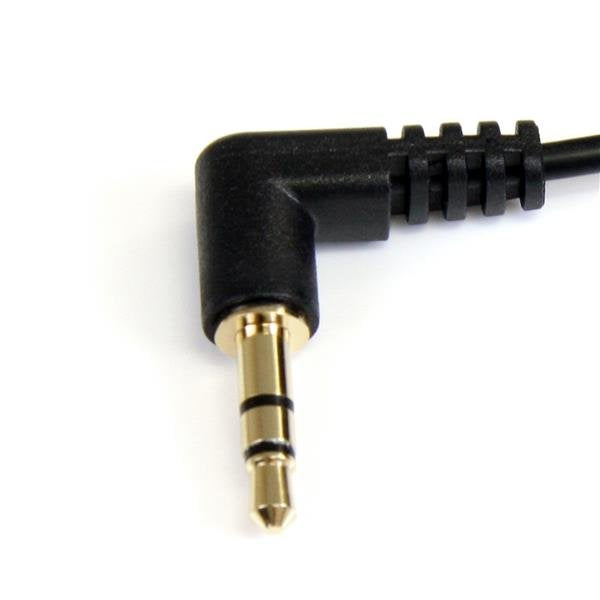 EAN 0065030841269 - StarTech.com MU3MMS2RA cable de audio 0,91 m Negro imagen 2
