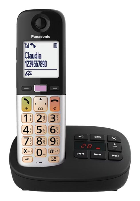 EAN 5025232969173 - Panasonic KX-TGU432 Teléfono DECT Identificador de llamadas Negro, Plata imagen 3