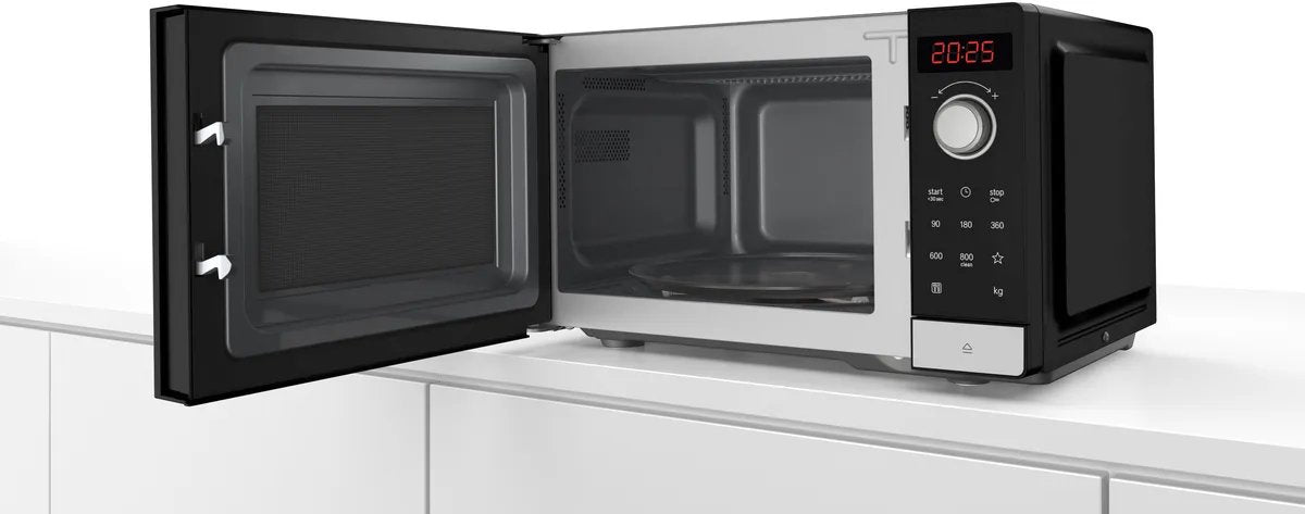 EAN 4242005296835 - Bosch Serie 2 FFL023MS2 microondas Negro, Acero inoxidable Solo microondas Encimera 20 L 800 W imagen 4
