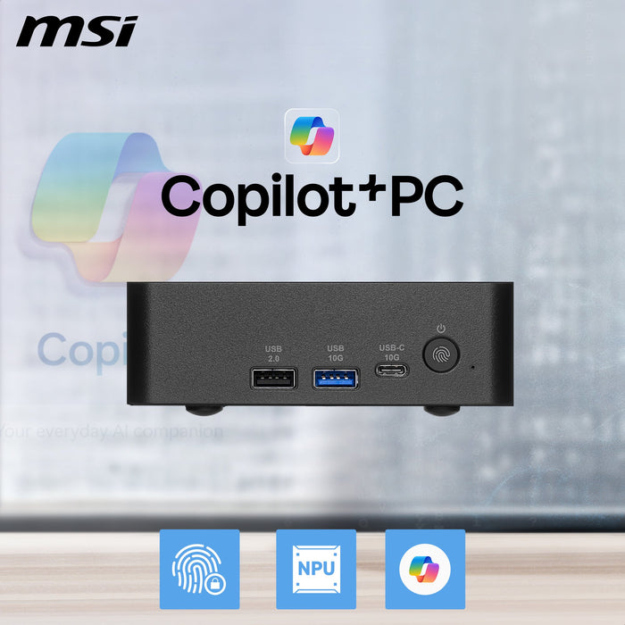 EAN 4711377431200 - MSI Cubi NUC AI+ 3MG-005BEU USFF Negro 322 Intel® SoC FCBGA2540 4,4 GHz Altavoces incorporados imagen 8