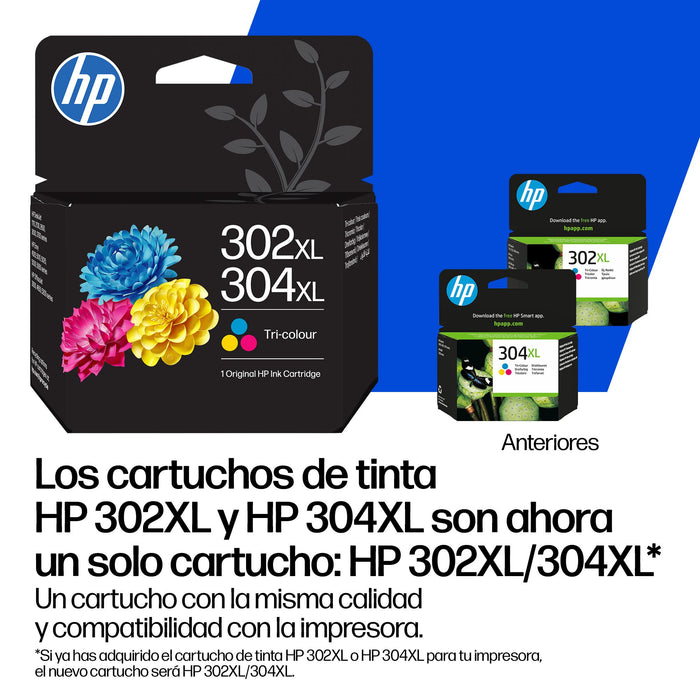 EAN 0199764139634 - HP 302XL/304XL Tri-clr Original Ink Crtg cartucho de tinta 1 pieza(s) Alto rendimiento (XL) Cian, Magenta imagen 6