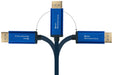 EAN 4014619554614 - Alcasa 4812-CSF015B adaptador de cable de vídeo 1,5 m USB Tipo C DisplayPort Azul imagen 5