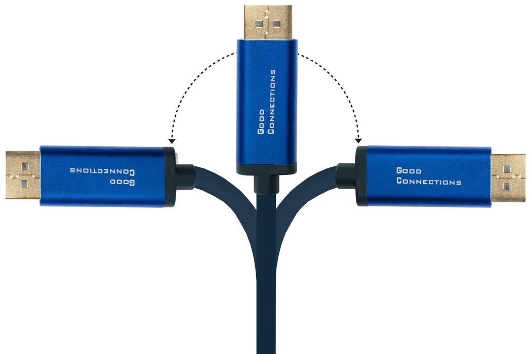 Alcasa 4812-Csf030b Adaptador De Cable De Vídeo 3 M Usb Tipo C Displayport Azul