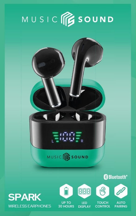 EAN 8018080488641 - Music Sound 8018080488641 Auriculares True Wireless Stereo (TWS) Dentro de oído Llamadas/Música Bluetooth imagen 2