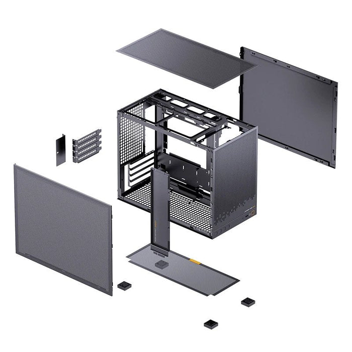 Jonsbo D32 Std Mesh Pc-Gehäuse, Mini-Gehäuse, Matx - Schwarz