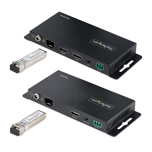 EAN 0065030897303 - StarTech.com ST121HD20FXA2 extensor audio/video Transmisor y receptor de señales AV Negro imagen 2