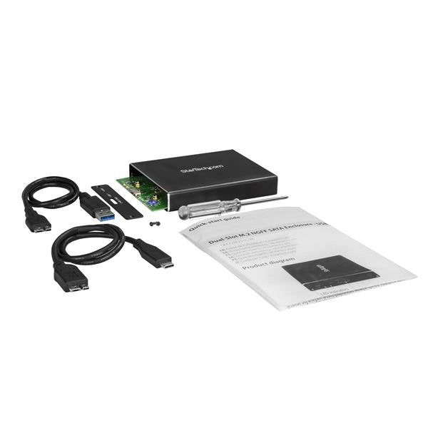 EAN 0065030870757 - StarTech.com SM22BU31C3R caja para disco duro externo Caja externa para unidad de estado sólido (SSD) Neg imagen 5