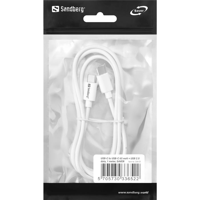 EAN 5705730336522 - Sandberg 336-52 cable USB USB 2.0 USB C Blanco imagen 2