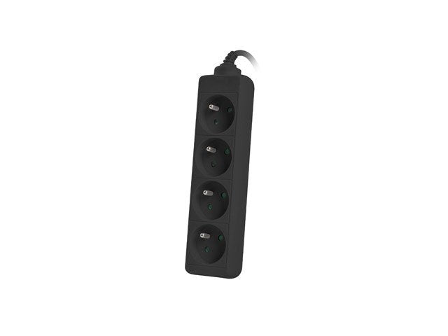EAN 5901969419504 - Lanberg PS0-04E-0100-IEC-BK base múltiple 1 m 4 salidas AC Interior Negro imagen 5
