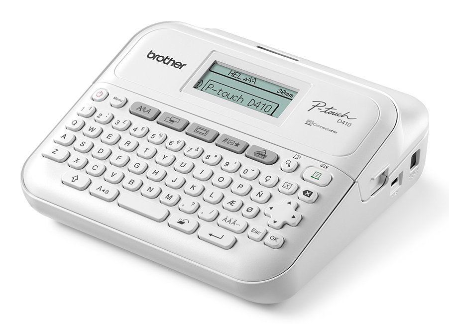EAN 4977766820073 - Brother PT-D410 impresora de etiquetas Transferencia térmica 180 x 180 DPI 20 mm/s Alámbrico TZe QWERTY imagen 6