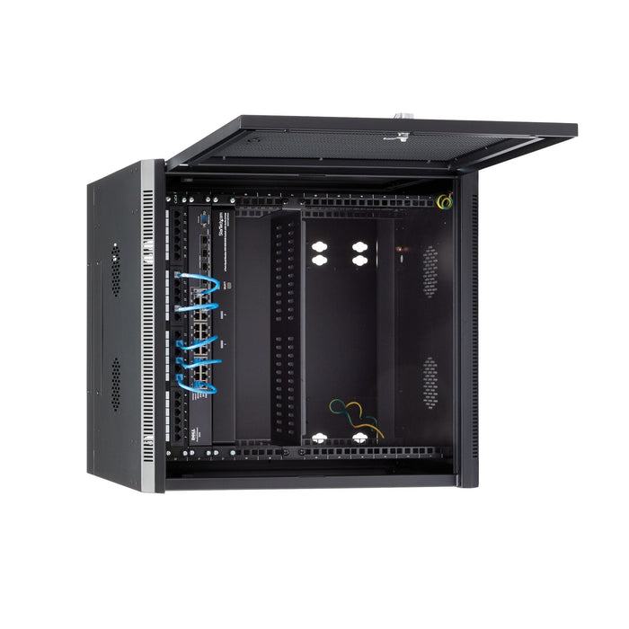 Startech.Com Rk1224walhm Armario Rack 12u Bastidor De Pared Negro
