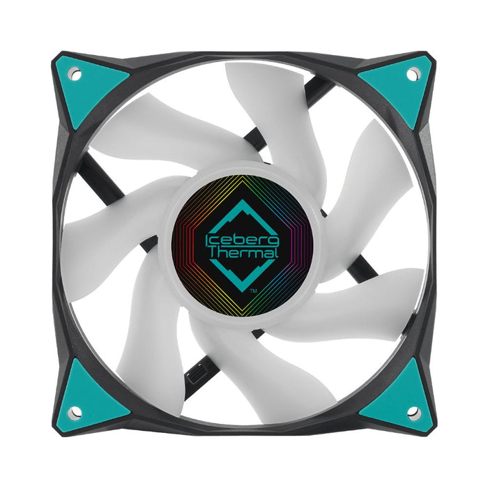 EAN 1230000071192 - Iceberg Thermal IceGALE ARGB Carcasa del ordenador Ventilador 12 cm Negro 1 pieza(s) imagen 1