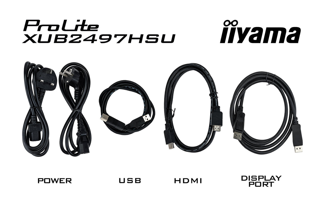 EAN 4948570125050 - iiyama XUB2497HSU-B2 pantalla para PC 60,5 cm (23.8") 1920 x 1080 Pixeles Full HD LED Negro imagen 14