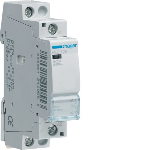 Hager Installationsschtz 25a Esc125 1schlieer 230v