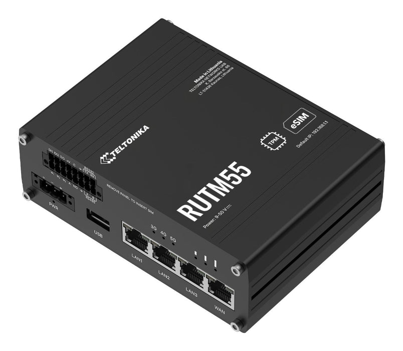 EAN 4779051844456 - Teltonika 5G industrial router with RS232/485 router inalámbrico Gigabit Ethernet Doble banda (2,4 GHz /  imagen 3
