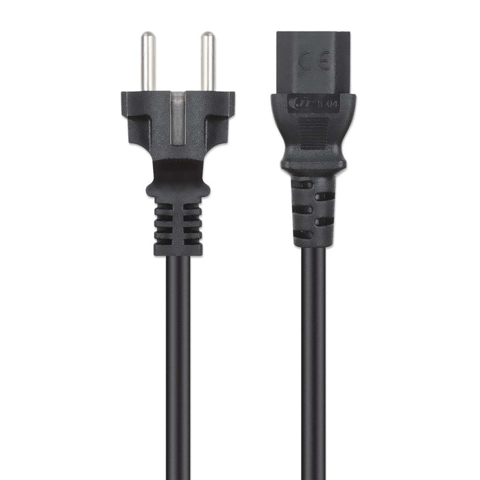 EAN 766623308700 - Manhattan 308700 cable de transmisión Negro 5 m CEE7/7 IEC C13 imagen 4