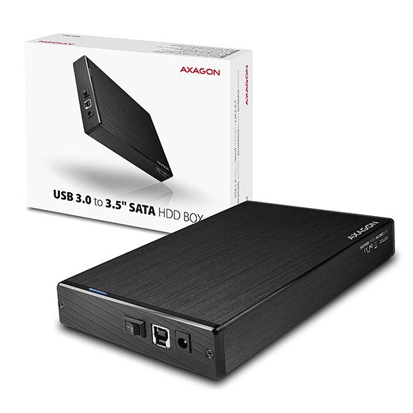 EAN 8595247902863 - Axagon EE35-XA3 caja para disco duro externo Caja de disco duro (HDD) Negro 3.5" imagen 16