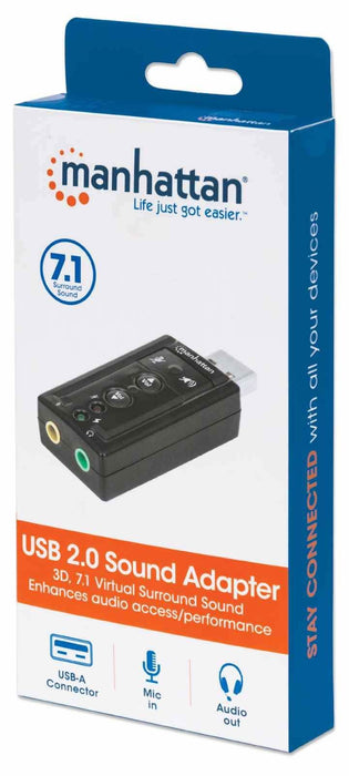 EAN 0766623152341 - Manhattan 152341 tarjeta de audio 7.1 canales USB imagen 2