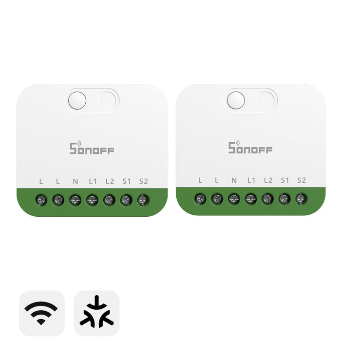 EAN 6920075743623 - Sonoff MINI DUO Inalámbrico y alámbrico Blanco imagen 3