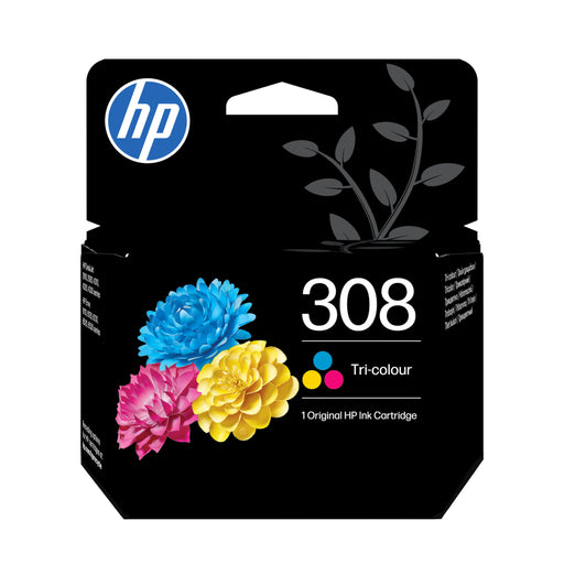 EAN 0199764692214 - HP 308 Tri-color Original Ink Cartridge cartucho de tinta 1 pieza(s) Rendimiento estándar Cian, Magenta,  imagen 1