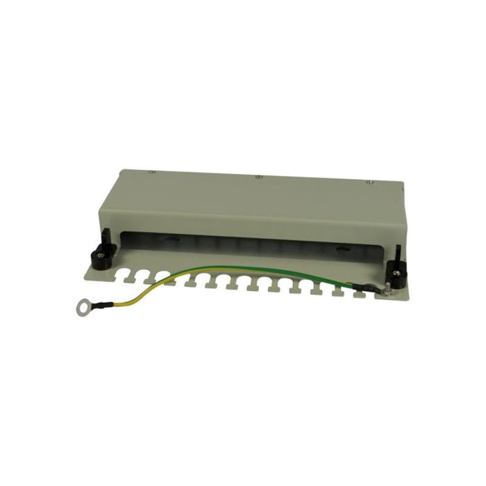 Keymone,Modulträger, Patchpanel Para 12x Tp-Modul, Aufputz, Metall, Lichtgris, Synergy 21,