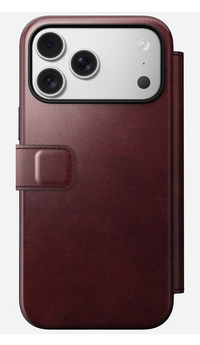 Nomad Modern Leather Folio Iphone 17 Pro Max Burgundy H.