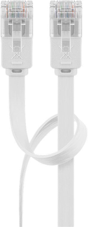 EAN 4040849933578 - Goobay 93357 cable de red Blanco 0,5 m Cat5e U/UTP (UTP) imagen 2
