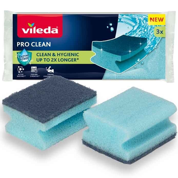 EAN 4023103256668 - Vileda 179246 esponja Rectangular Azul 3 pieza(s) imagen 1