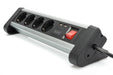 EAN 4016032443216 - Digitus DA-70614 base múltiple 1,5 m 4 salidas AC Interior Negro, Plata imagen 6