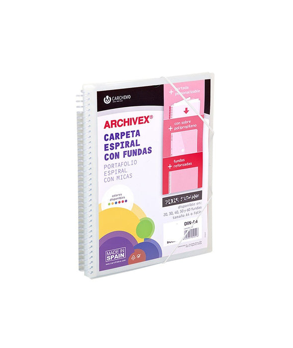 EAN 8422951054376 - CARCHIVO 53034002 portafolio para presentaciones 40 bolsillos 40 hojas A4 imagen 1
