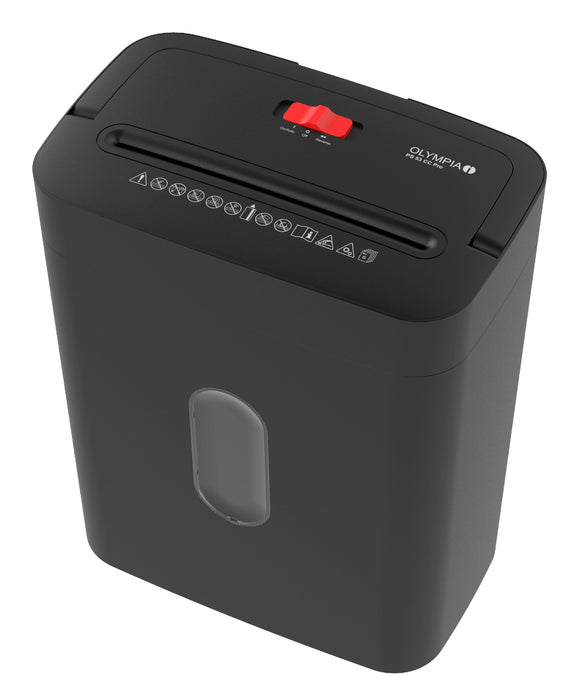Olympia Ps 53 Cc Pro Triturador De Papel Corte Cruzado 68 Db Negro