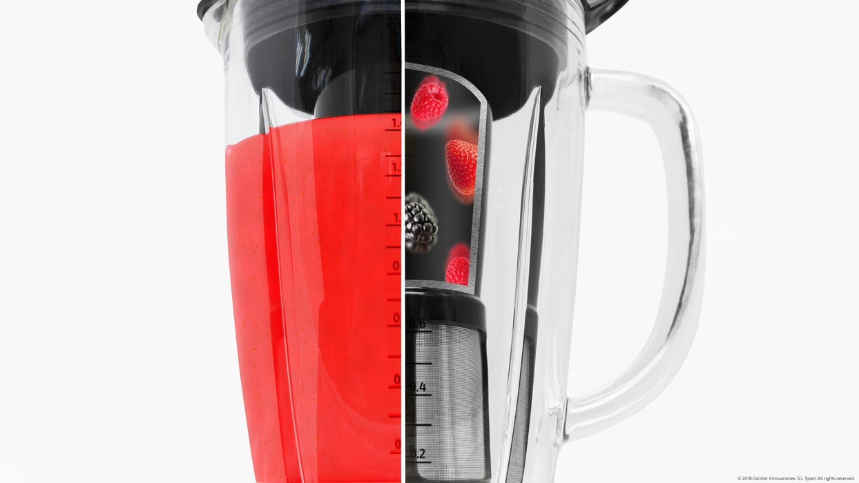 EAN 8435484041003 - Cecotec Power Black Titanium 1800 Batidora de vaso 1800 W Negro, Acero inoxidable imagen 8