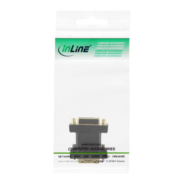 Adaptador Inline Dvi-D Dvi-I 24+5 Hembra A Dvi-D 24+1 Macho