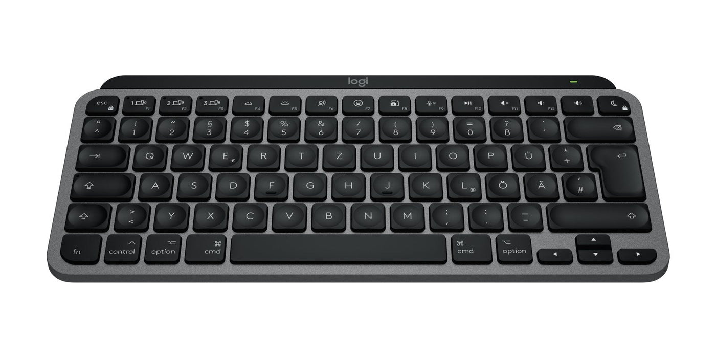 Logitech Mx Keys Mini For Mac Teclado Hogar Oficina Bluetooth Qwertz Alemán Negro, Gris