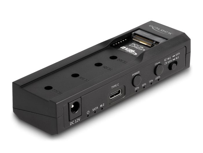 EAN 4043619642526 - DeLOCK 64252 base de conexión para disco duro USB 3.2 Gen 2 (3.1 Gen 2) Type-C Negro imagen 1