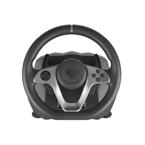 EAN 5901969425383 - GENESIS Seaborg 400 Negro, Plata USB Volante + Pedales Nintendo Switch, PC, PlayStation 4, Playstation 3, imagen 1