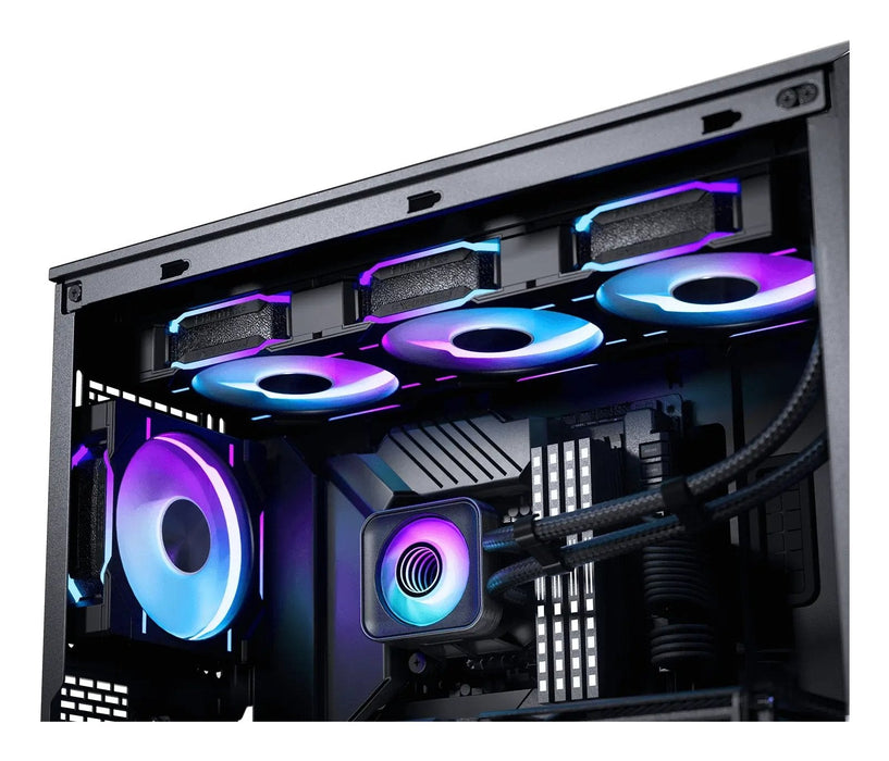 K Phanteks Glacier One 360d30 X2 Drgb Schwarz  Aio-Wasserkühlung