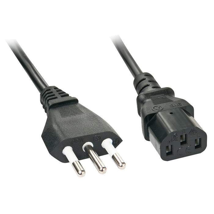 EAN 4002888304139 - Lindy 30413 cable de transmisión Negro 2 m CEI 23-16 C13 acoplador imagen 1