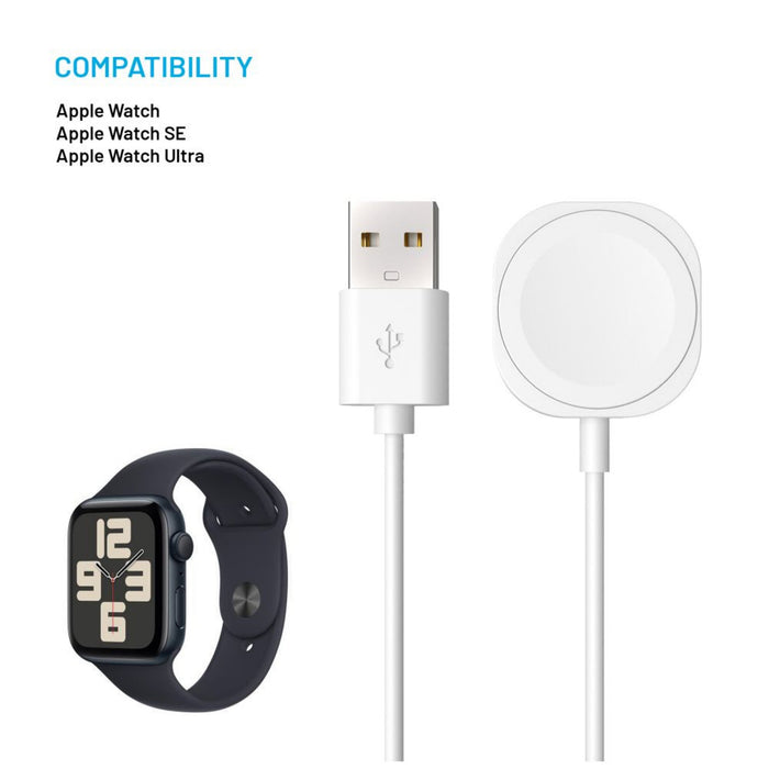 EAN 8591680175536 - FIXED FIXDW-AW cargador de dispositivo móvil Reloj inteligente Blanco USB Cargador inalámbrico Interior imagen 3