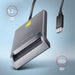 EAN 8595247908841 - Axagon CRE-SM3TC lector de tarjeta inteligente Interior USB USB Tipo C Gris imagen 3